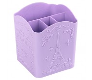 Подставка для кистей и пилок маленькая "Париж" (фиолетовая)